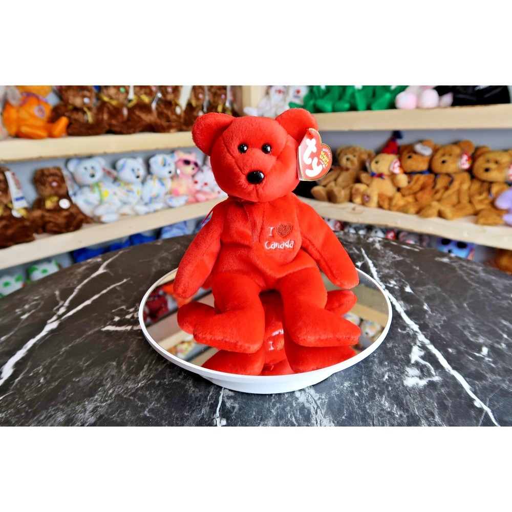 TY Beanie Baby - Canada the Bear ( I Love Canada) | MWMT | Vintage | Rare